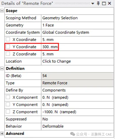 ANSYS Workbench Force与Remote Force异同点 - CAE仿真-北京正脉科工科技有限公司 - 正脉科工CAE