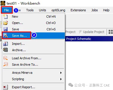 ANSYS Workbench工作台Python脚本的查看及使用方法 - CAE仿真-北京正脉科工科技有限公司 - 正脉科工CAE
